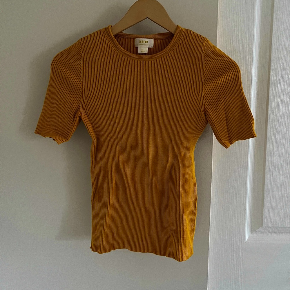 Anthropologie Maeve Short Sleeve Top